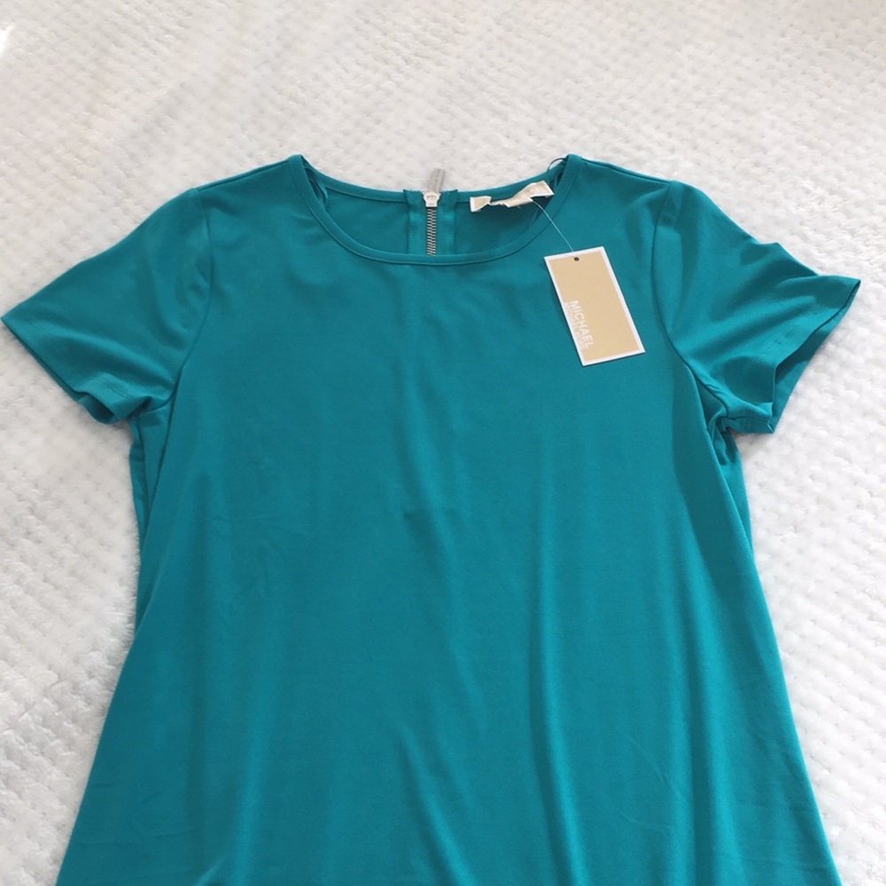 Michael kors teal dress